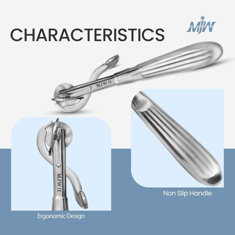 MJW Finger Ring Cutter with 2 Replacement Blades - Stainless Steel Emergency Jewelry Cutting Tool Ideal First Aid instrument, EMT Ring Remover Tool with Finger Protection - Image 3